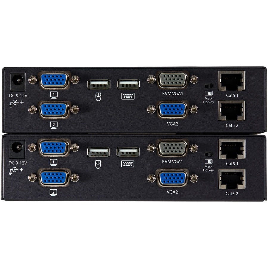 StarTech.com USB Dual VGA over Cat5 KVM Console Extender - 650 ft / 200m — SV565DUTPU