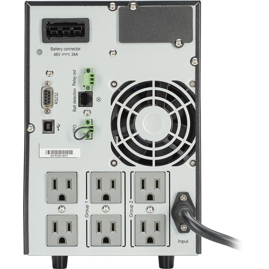 Eaton 9SX 1500VA 1350W 120V Online Double-Conversion UPS - 6 NEMA 5-15R Outlets, Cybersecure Network Card Option, Extended Run, Tower — 9SX1500