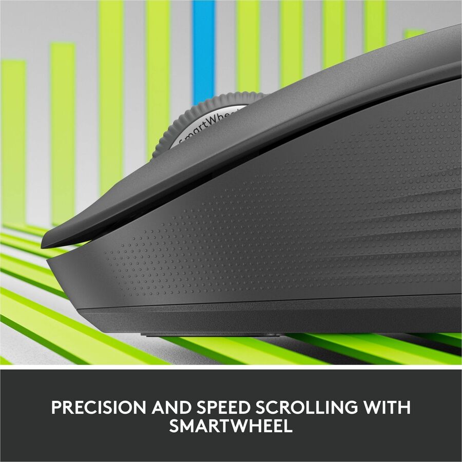 Logitech Signature M550 L Full Size Wireless Mouse - For Large Sized Hands, 2-Year Battery, Silent Clicks, Bluetooth, Graphite — 910-006591