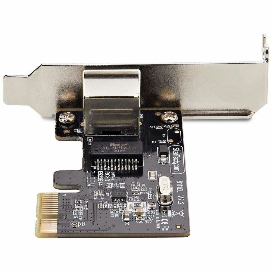 StarTech.com 1-Port Gigabit PCIe Network Adapter Card, Low-Profile 10/100/1000Mbps PCI Express NIC, Realtek RTL8111H, TAA Compliant — ST1000SPEX2LT