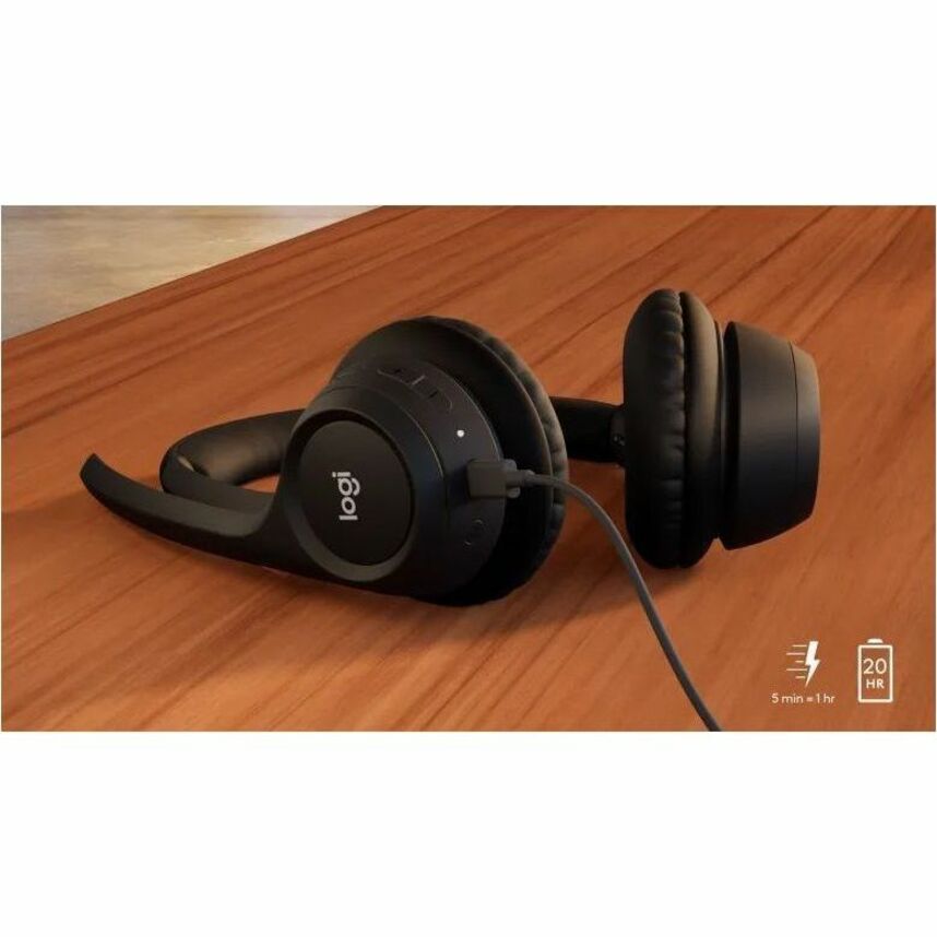 Logitech Zone 305 for Business, Wireless Bluetooth Headset With Microphone, for Microsoft Teams, Compatible With Windows, Mac, Chrome, Linux, iOS, iPadOS, Android, Black — 981-001450