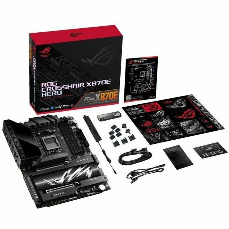 Asus ROG Crosshair X870E HERO Gaming Desktop Motherboard - AMD X870E Chipset - Socket AM5 - ATX — ROGCROSSHAIRX870EHERO
