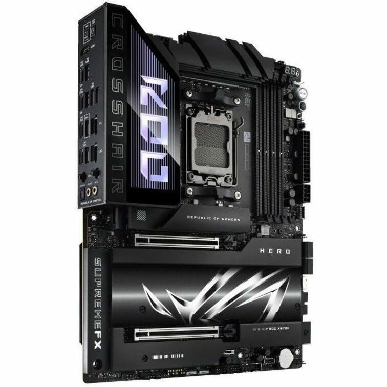 Asus ROG Crosshair X870E HERO Gaming Desktop Motherboard - AMD X870E Chipset - Socket AM5 - ATX — ROGCROSSHAIRX870EHERO
