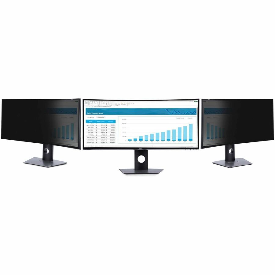 StarTech.com Privacy Screen For Dell P3424WE Curved Ultrawide 21:9 Monitor, Double-Sided, Computer Desktop Monitor Screen Protector, TAA — 34C29-PRIVACY-SCREEN