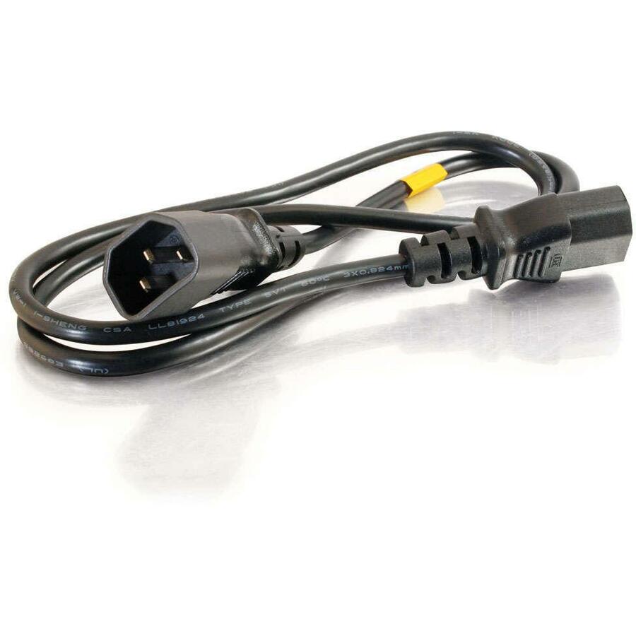 C2G 3ft Computer Power Extension Cord - 16 AWG - 250 Volt — 29966