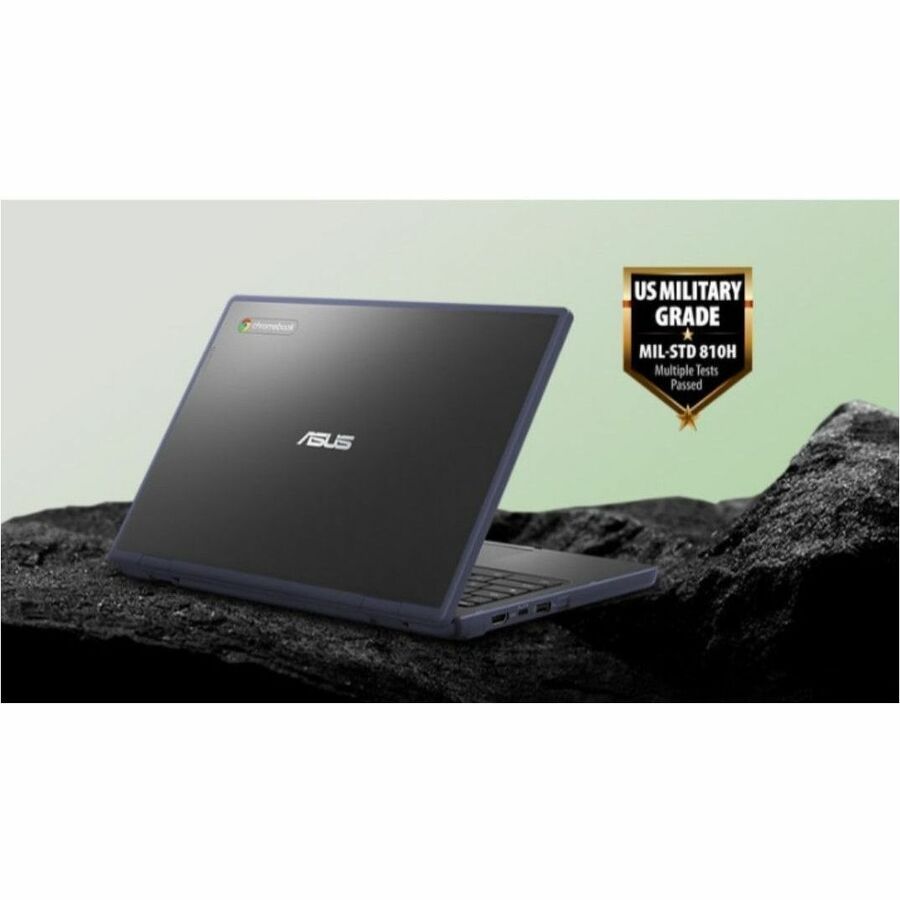 Asus Chromebook CR12 CR1204CTA-YZ84T 12.2" Touchscreen Rugged Chromebook - WUXGA - Intel N-Series N150 - 8 GB - 64 GB Flash Memory - Mineral Gray — CR1204CTA-YZ84T