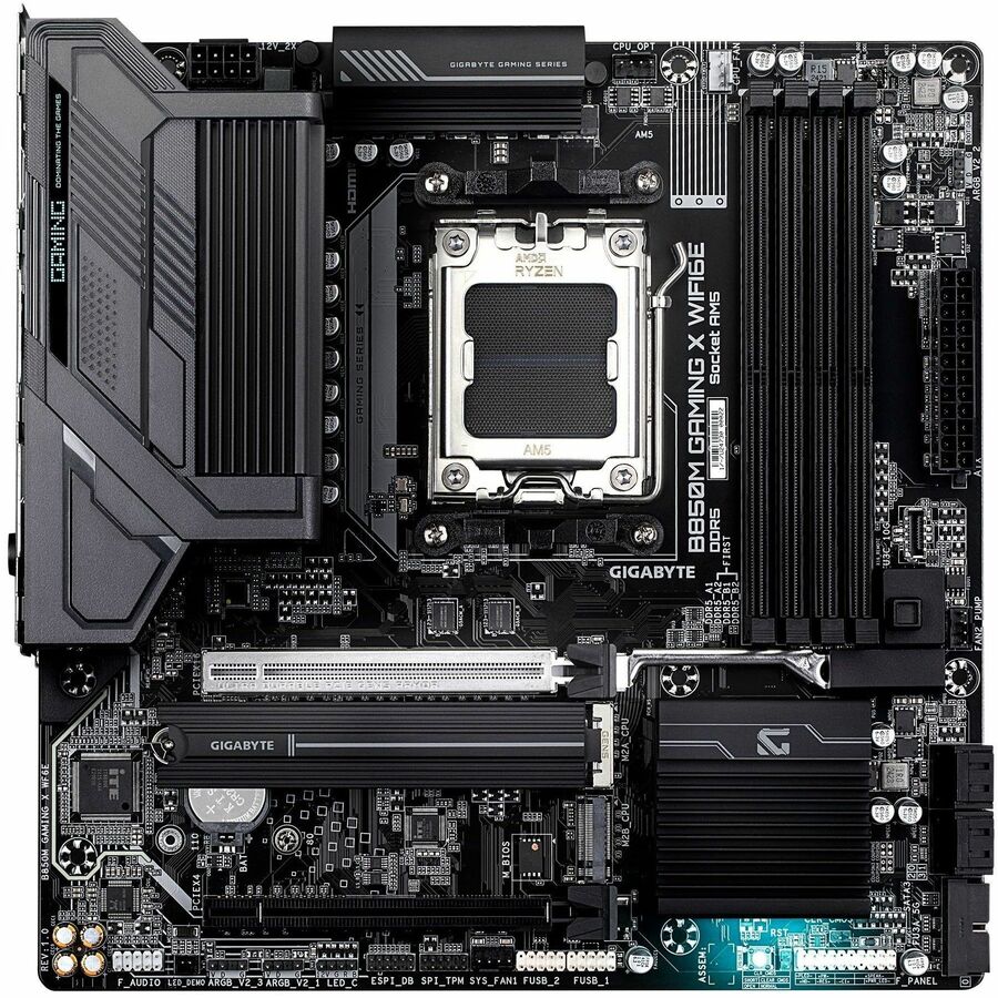 Gigabyte Ultra Durable B850M GAMING X WIFI6E Gaming Desktop Motherboard - AMD B850 Chipset - Socket AM5 - Micro ATX — B850M GAMING X WF6E