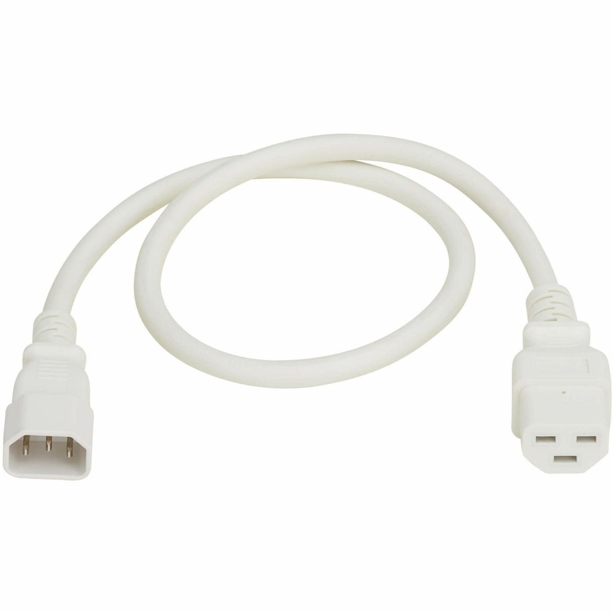 Eaton Tripp Lite Series Power Cord, C14 to C21 - Heavy-Duty, 15A, 250V, 14 AWG, 2.5 ft. (0.76 m), White — P037-2P5-AWH