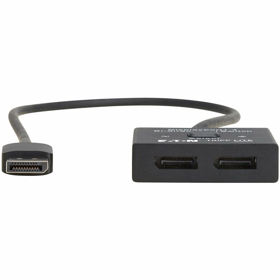 Eaton Tripp Lite Series 2x1 Bi-Directional DisplayPort Switch - 4K 120 Hz or 8K 30 Hz, HDR, HDCP Passthrough — B119-002-BDS-DP