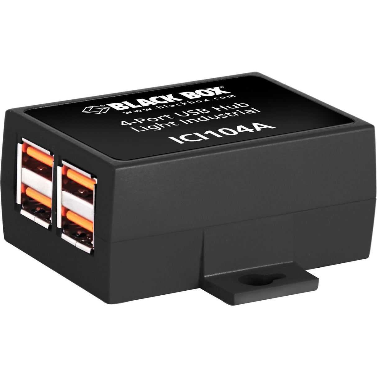 Black Box Industrial USB 2.0 Hub - 4-Port — ICI104A