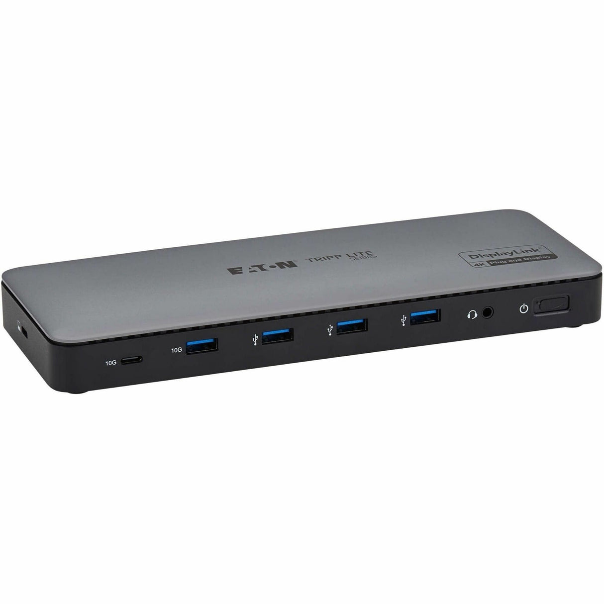 Eaton Tripp Lite Series USB-C Universal Dock, Triple Display - 4K HDMI and DisplayPort, USB 3.2 Gen 1/Gen 2 Hub, GbE, 100W PD Charging — U442-DOCK24DL3A