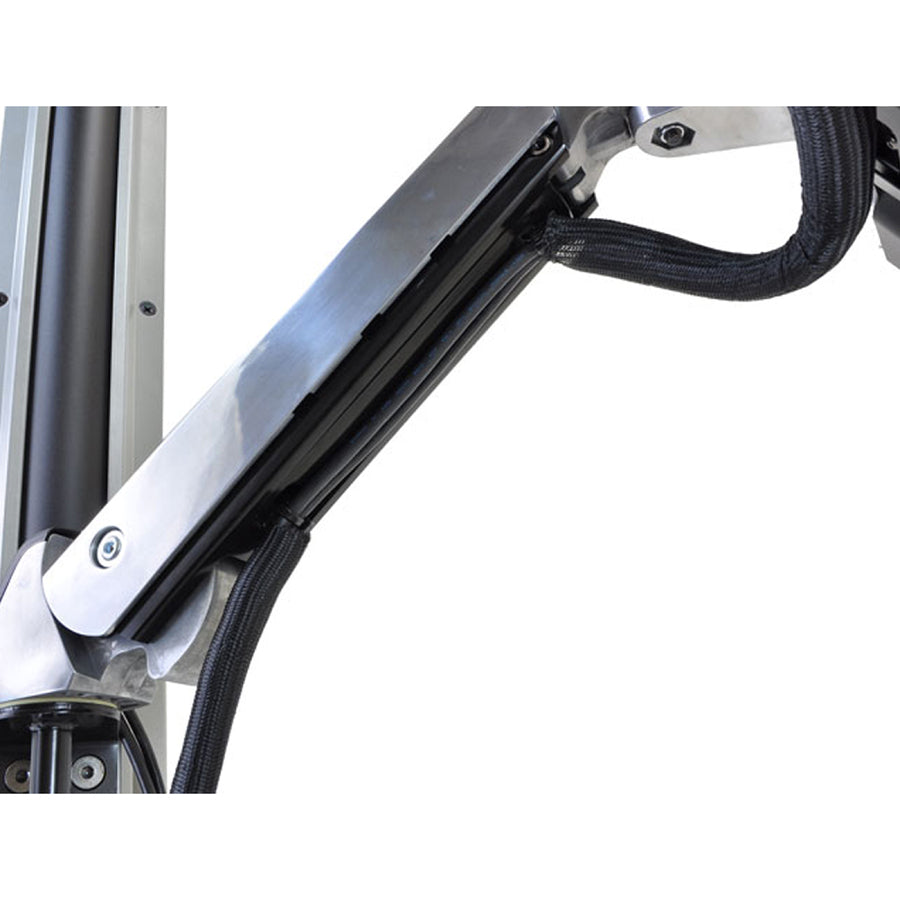 Ergotron StyleView 45-273-026 Multi Component Mount for Flat Panel Display, Keyboard, CPU - Polished Aluminum — 45-273-026