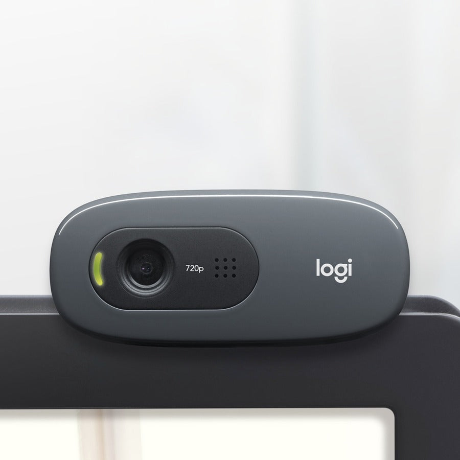 Logitech C270 Webcam - 30 fps - Black - USB 2.0 - 1 Each — 960-000694