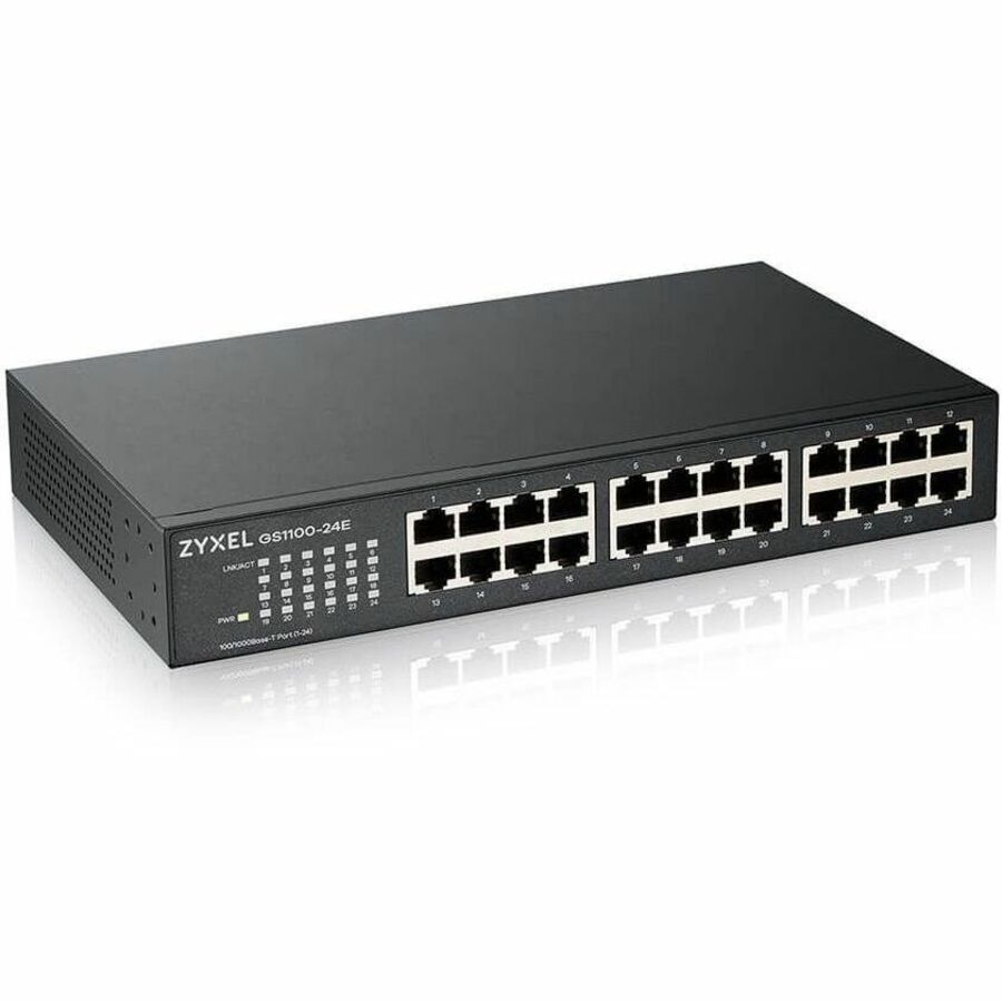 ZYXEL GS1100-24E 24-Port Gigabit Ethernet Switch (Compact Desktop Design) — GS1100-24E
