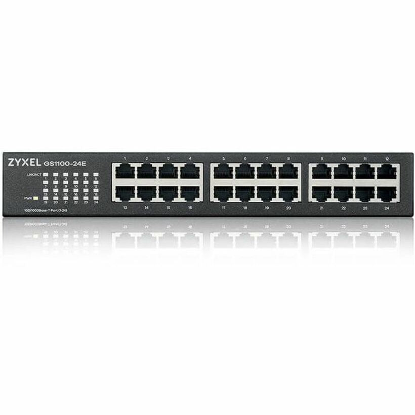 ZYXEL GS1100-24E 24-Port Gigabit Ethernet Switch (Compact Desktop Design) — GS1100-24E