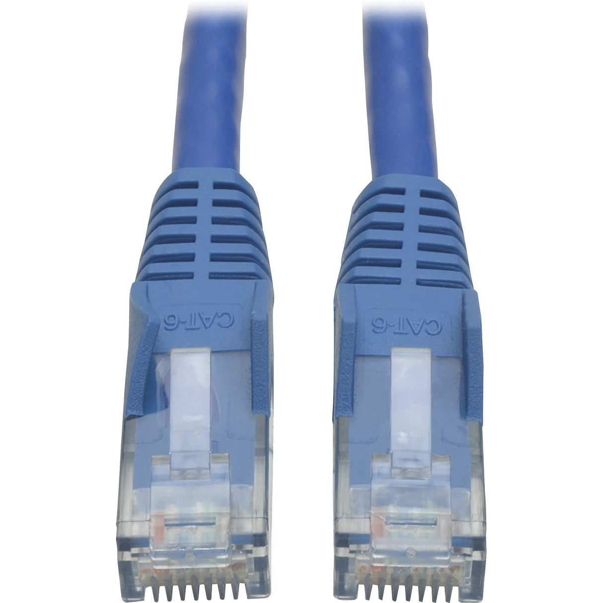 Eaton Tripp Lite Series Cat6 Gigabit Snagless Molded (UTP) Ethernet Cable (RJ45 M/M), PoE, Blue, 50 ft. (15.24 m) — N201-050-BL