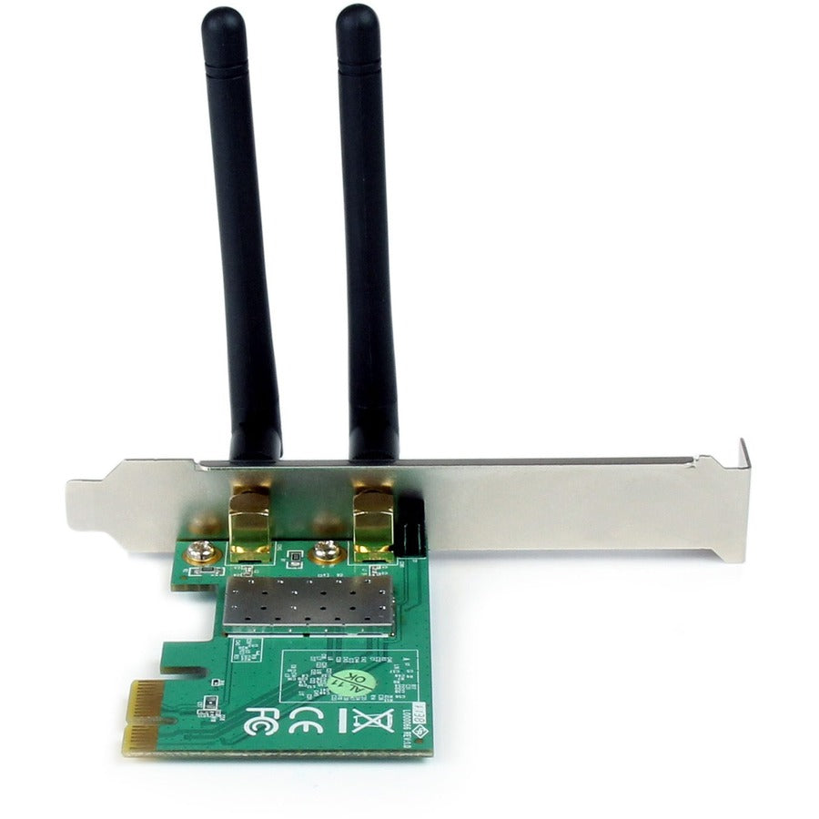 StarTech.com PCI Express Wireless N Adapter - 300 Mbps PCIe 802.11 b/g/n Network Adapter Card - 2T2R 2.2 dBi — PEX300WN2X2