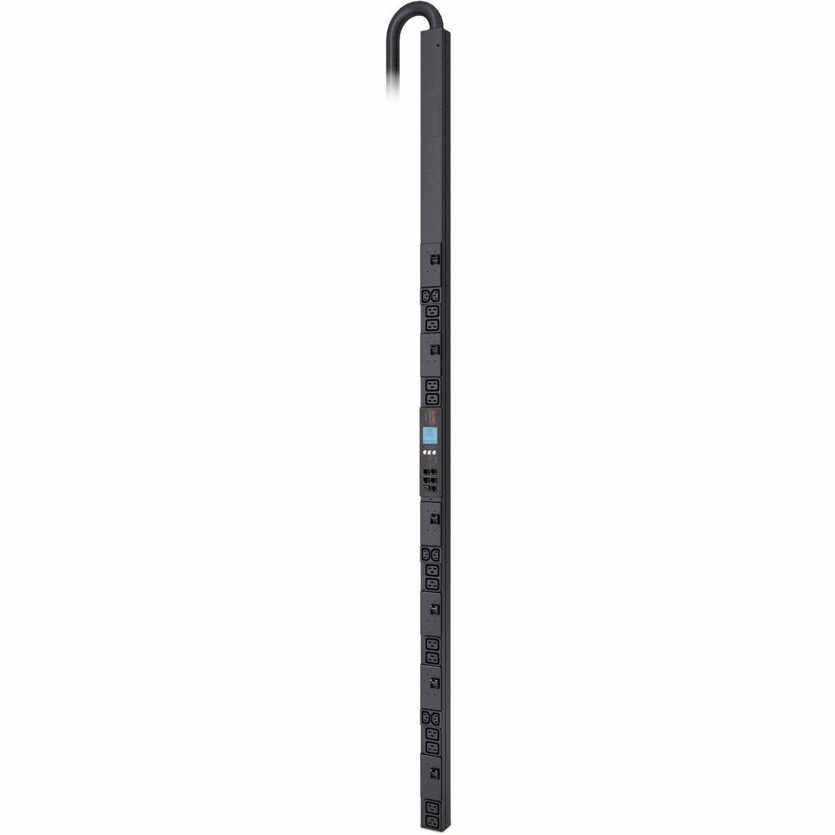 APC Rack PDU, 2G, metered, 0U, 17.2kW, 208V, 6 C13 and 12 C19 sockets — AP8866