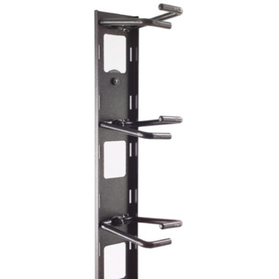 APC NetShelter Cable Management, Vertical Cable Manager, Cable Rings, Set of 8, Black, 55 mm x 766 mm x 85 mm — AR8442