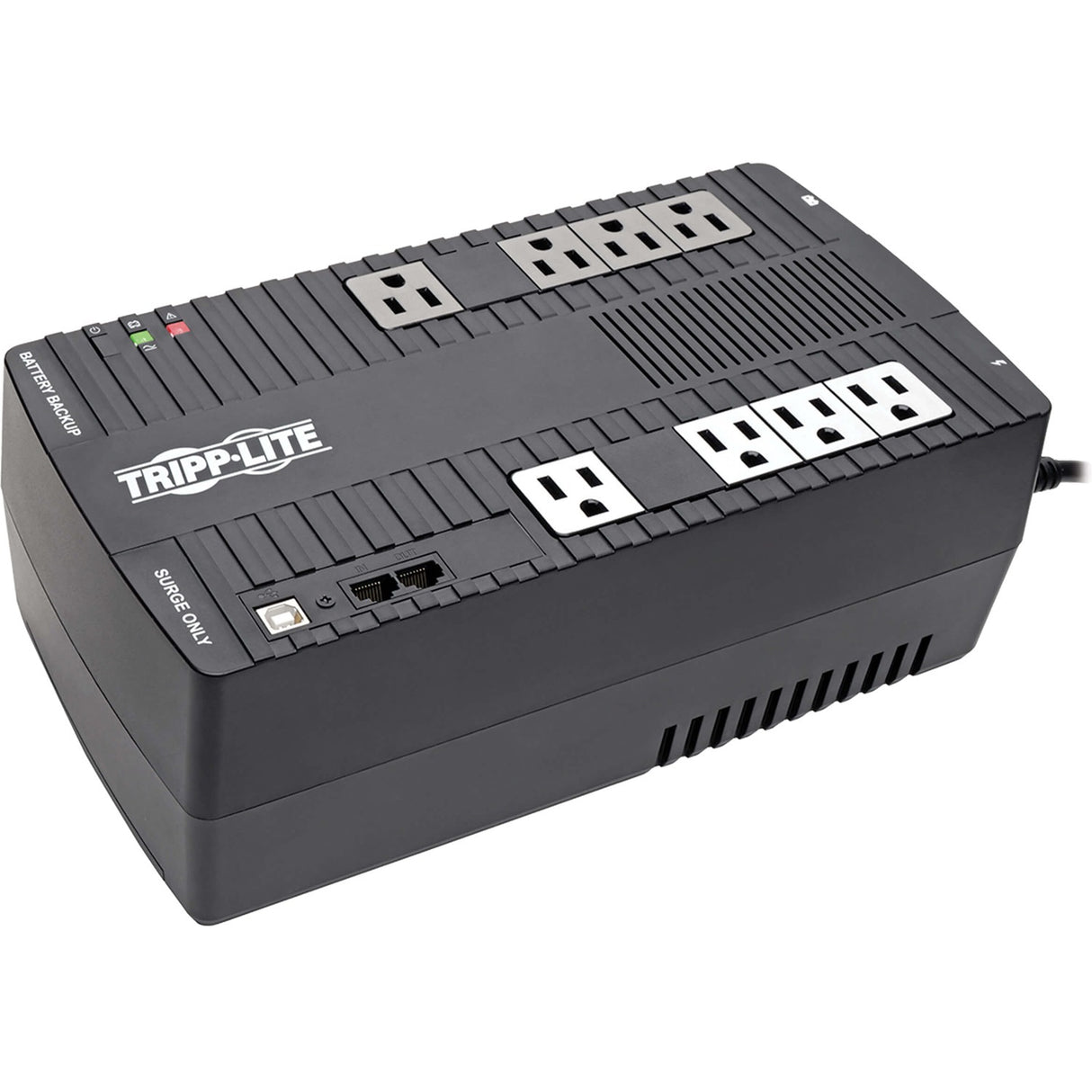 Eaton Tripp Lite Series 700VA 350W Line-Interactive UPS - 8 NEMA 5-15R Outlets, AVR, 120V, 50/60 Hz, USB, Desktop/Wall Mount — AVR700U