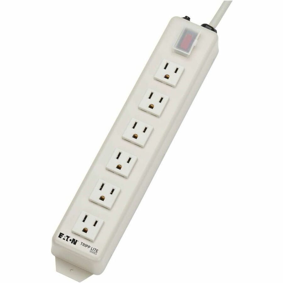 Eaton Tripp Lite Series Power It! 6-Outlet Power Strip, 15 ft. (4.57 m) Cord, 5-15P, Metal Housing — TLM615NC