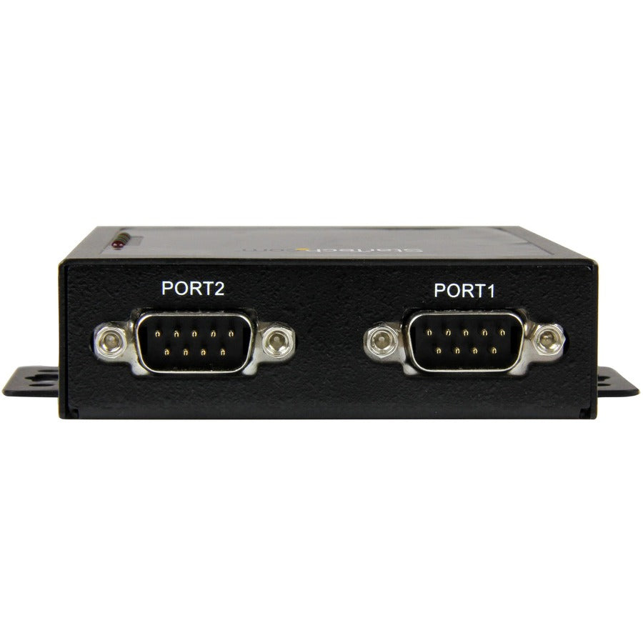 StarTech.com 2 Port Serial-to-IP Ethernet Device Server - RS232 - Metal and Mountable - Serial Device Server — NETRS2322P