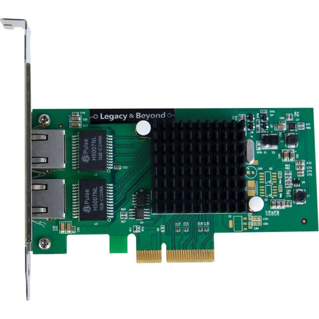 SIIG Dual-Port Gigabit Ethernet PCIe 4-Lane Card - I350-T2 — LB-GE0014-S1