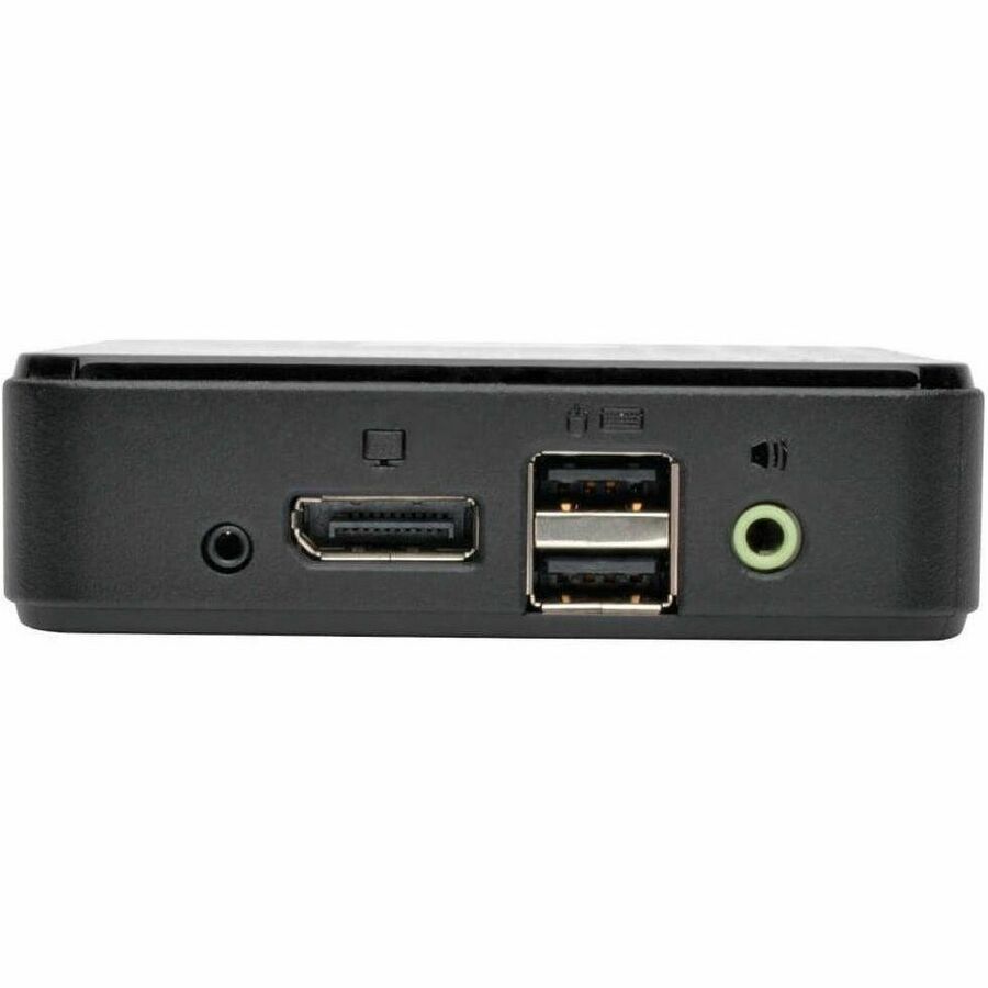 Eaton Tripp Lite Series 2-Port DisplayPort KVM Switch 4K 60 Hz with Audio, Cables and USB Peripheral Sharing — B004-DP2UA2-K
