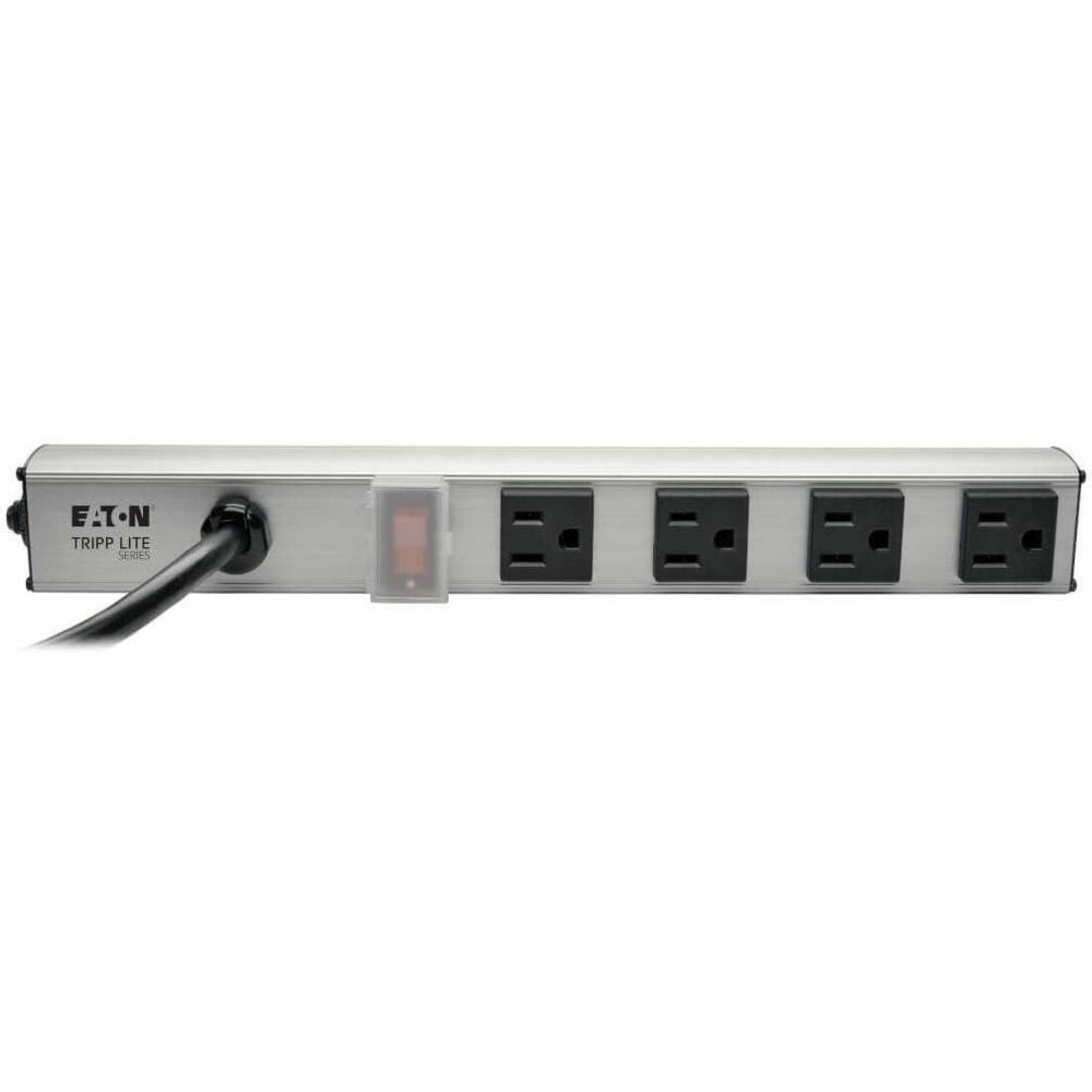 Eaton Tripp Lite Series 4-Outlet Power Strip, 6 ft. (1.83 m) Cord, 5-15P, 12 in. — PS120406