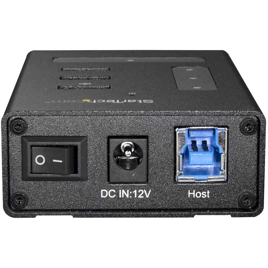 StarTech.com 4 Port USB 3.0 Hub - 1x USB-C & 3x USB-A - Mountable Metal USB Type-A Hub - 5Gbps USB 3.2 Gen 1 - Self Powered - BC 1.2 — HB30A3A1CST