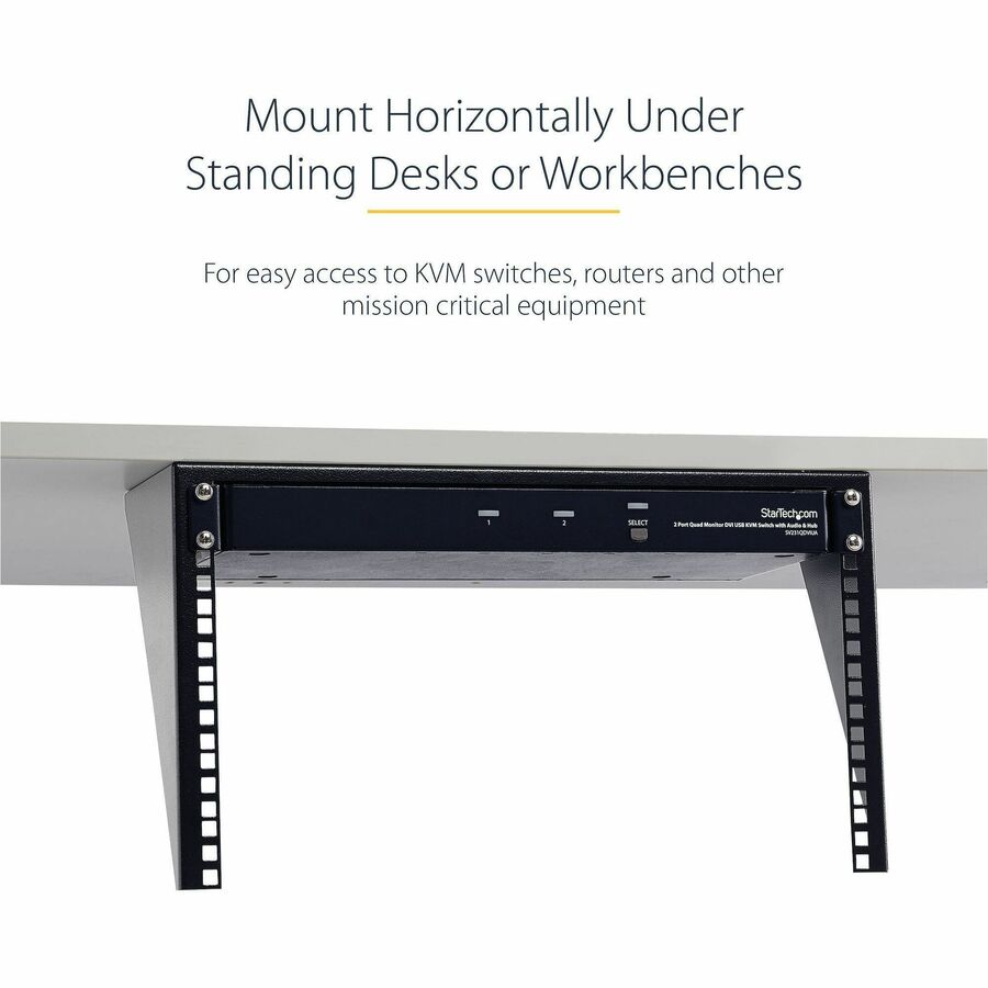 StarTech.com 6U 19-Inch Steel Vertical Rack and Wallmountable Server Rack — RK619WALLV