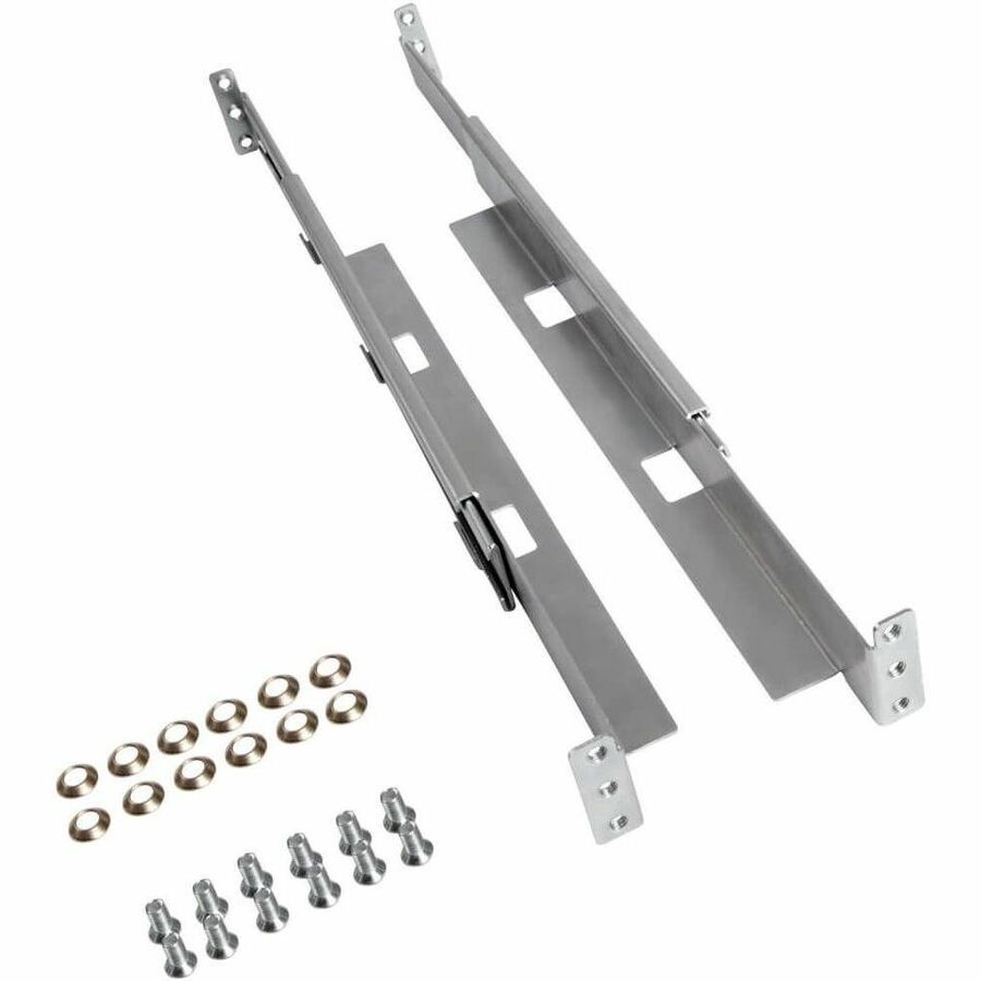Eaton Tripp Lite Series SmartRack 4-Post 1U Universal Adjustable Shelf Kit for Wall-Mount Racks — 4POSTRAILKITWM
