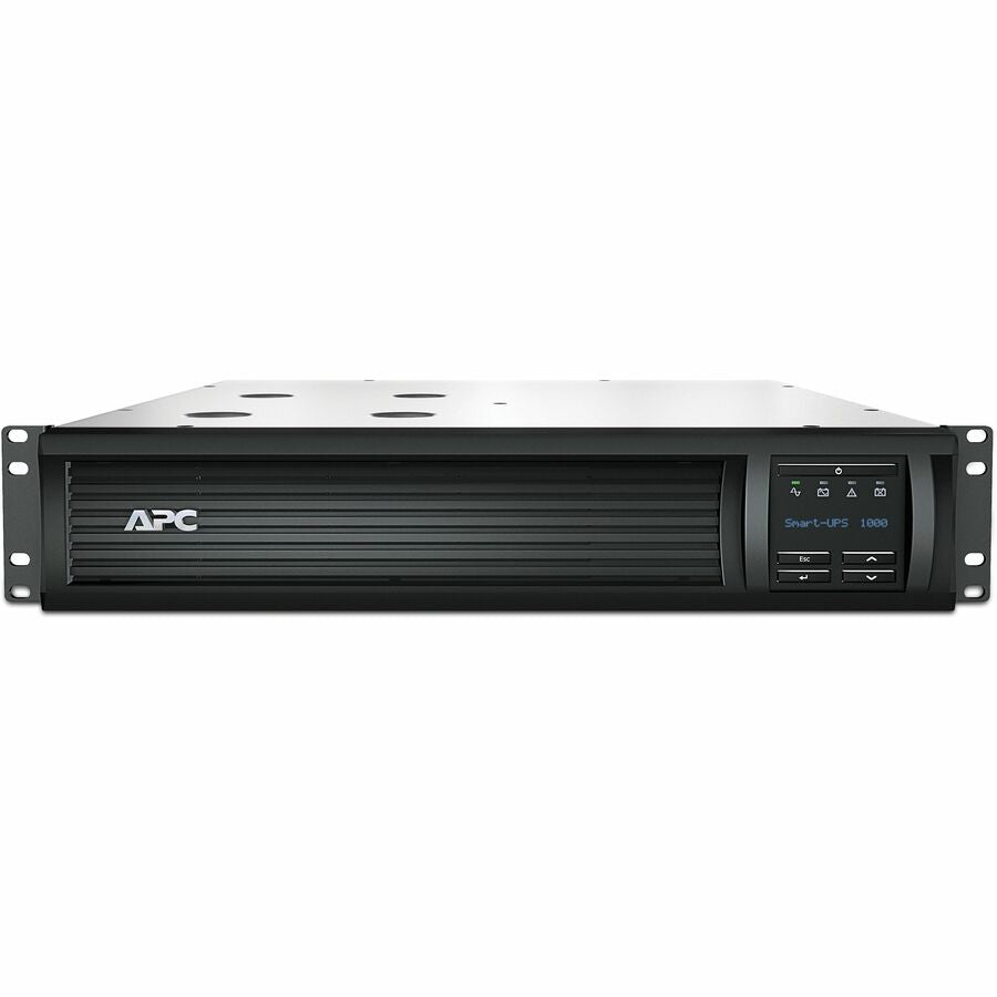APC Smart-UPS, Line Interactive, 1000VA, Rackmount 2U, 120V, 6x NEMA 5-15R outlets, SmartConnect Port+SmartSlot, AVR, LCD — SMT1000RM2UC