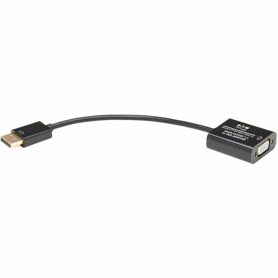 Eaton Tripp Lite Series DisplayPort to VGA Active Adapter Video Converter , DP ver 1.2 (M/F), 6-in. (15.24 cm) — P134-06N-VGA-V2
