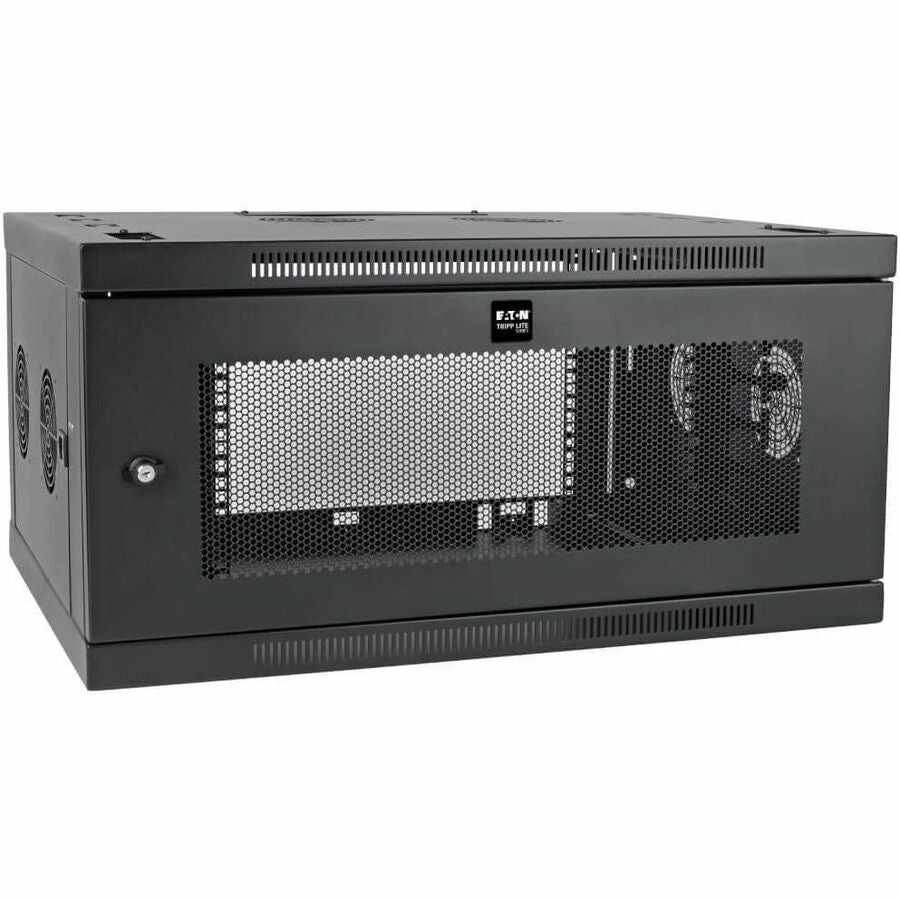 Eaton Tripp Lite Series SmartRack 6U Low-Profile Switch-Depth-Plus Wall-Mount Mini Rack Enclosure, Wide — SRW6UDPVRT