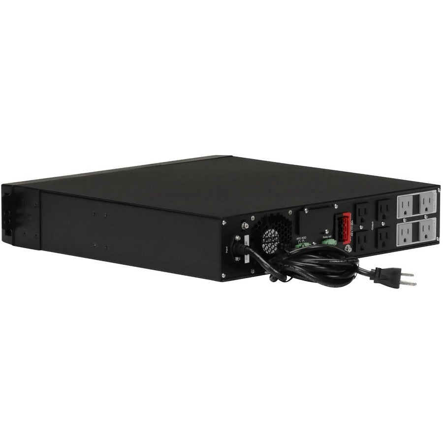 Eaton 9PX 1500VA 1350W 120V Online Double-Conversion UPS - 5-15P, 8x 5-15R Outlets, Lithium-ion Battery, Cybersecure Network Card Option, 2U Rack/Tower — 9PX1500RT-L