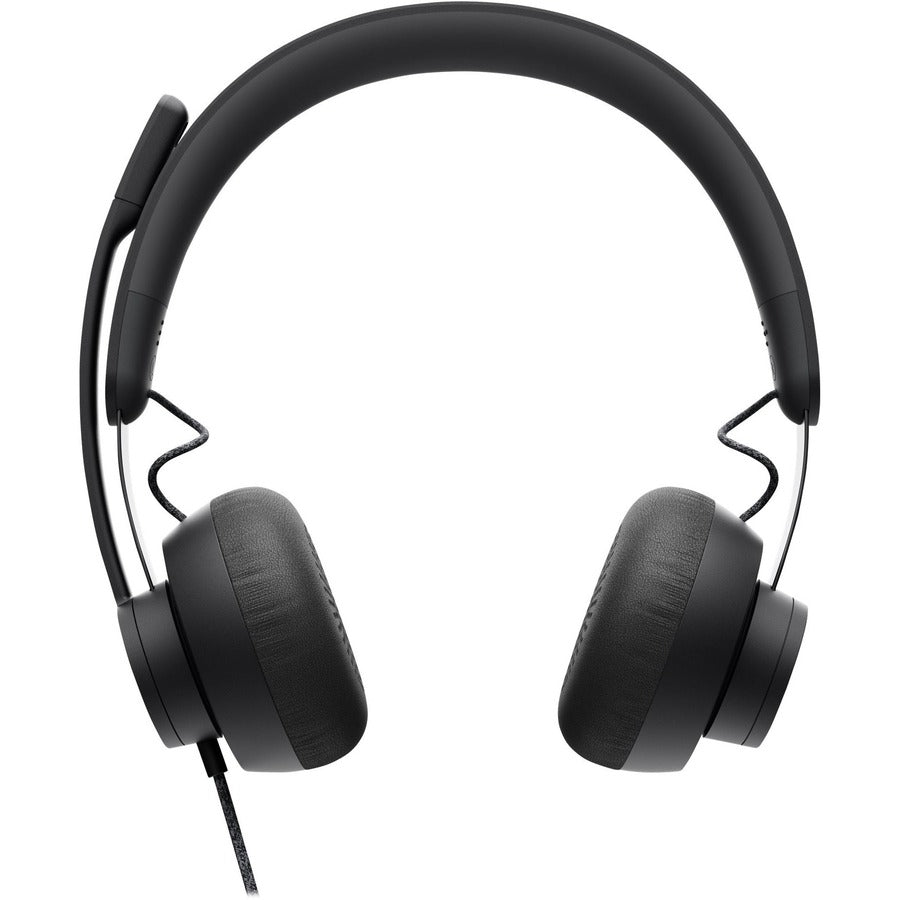 Logitech Zone Wired Noise Cancelling Headset, Certified for Microsoft Teams with advanced noise-canceling mic, USB-C with USB-A adapter, graphite. — 981-000871