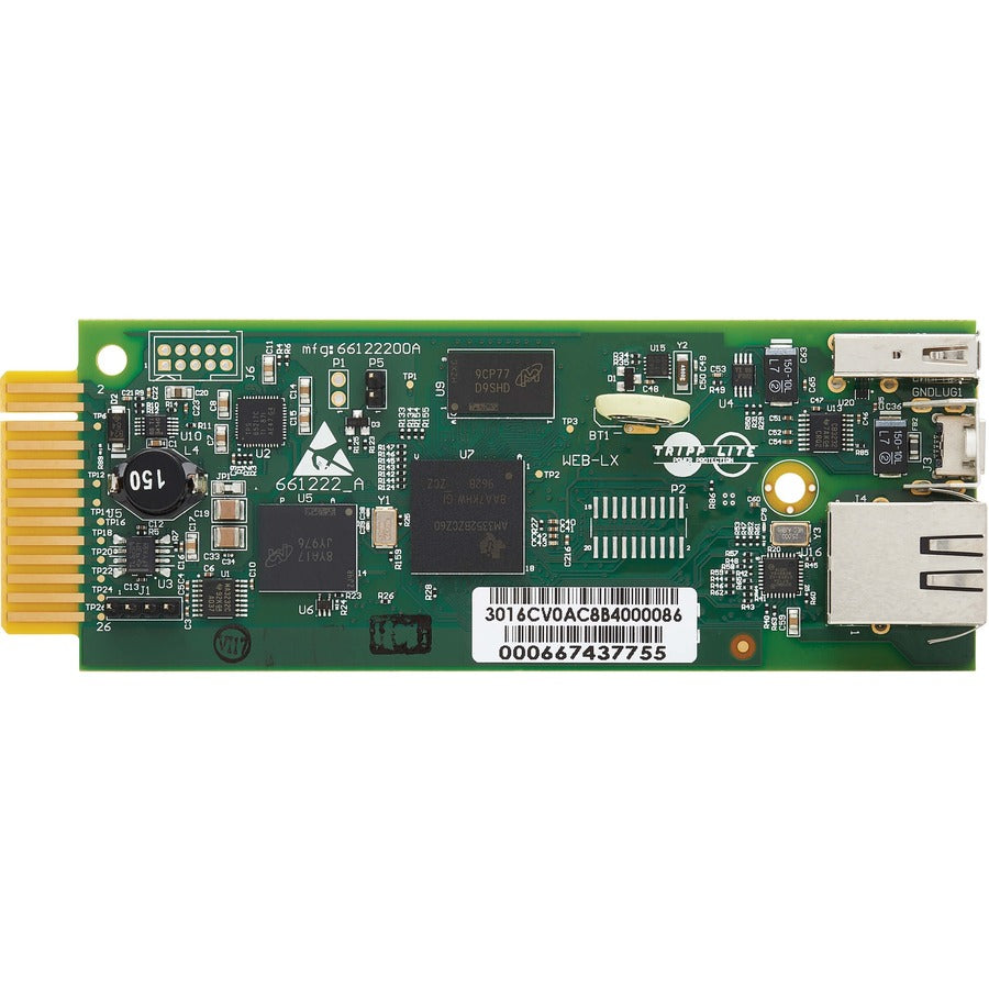 Eaton Tripp Lite Series WEBCARDLXMINI Network Card for Select UPS Systems, TAA — WEBCARDLXMINI