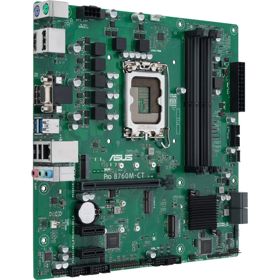 Asus Pro B760M-CT-CSM Industrial Motherboard - Intel B760 Chipset - Socket LGA-1700 - Micro ATX — ProB760M-CT-CSM