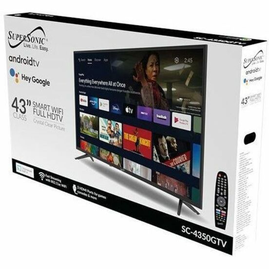 Supersonic 43" Smart LED-LCD TV - HDTV — SC-4350GTV