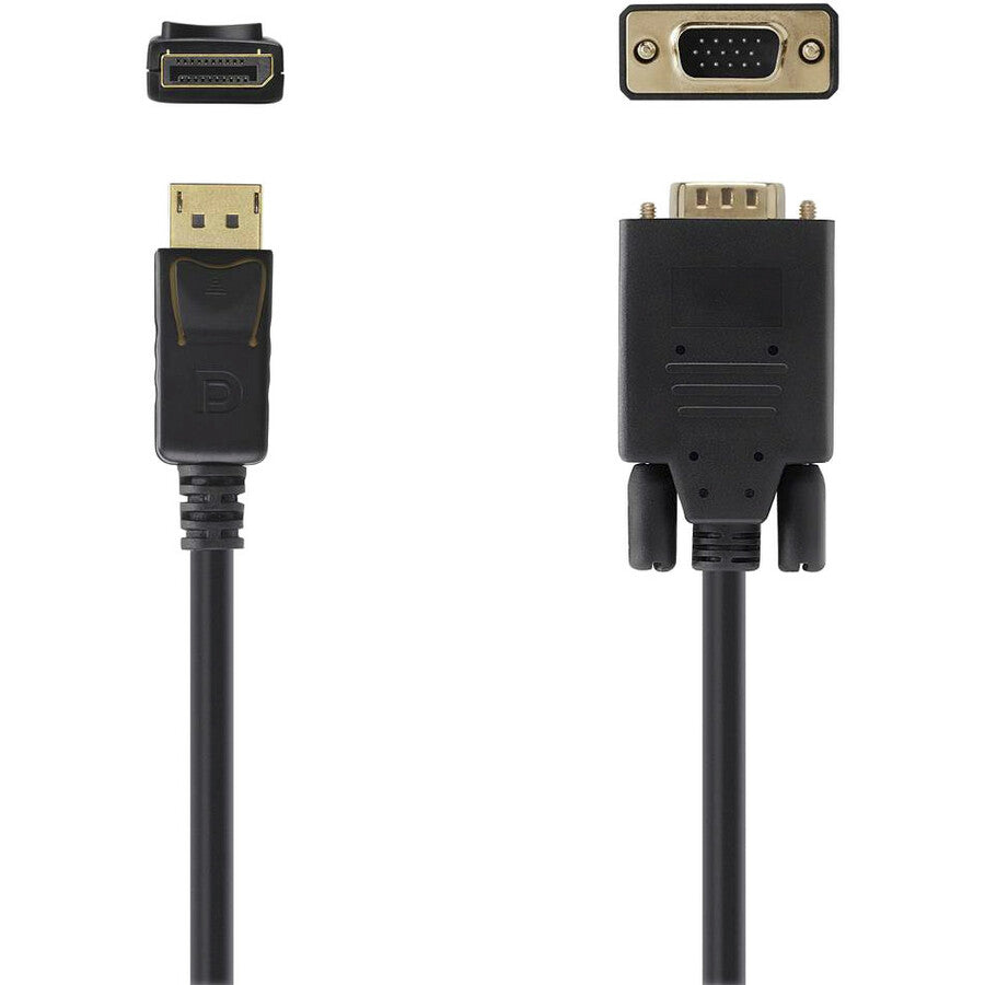 Belkin DisplayPort to VGA Cable, 6ft - supports up to 1920 x 1080 pixels - M/M — F2CD033b06