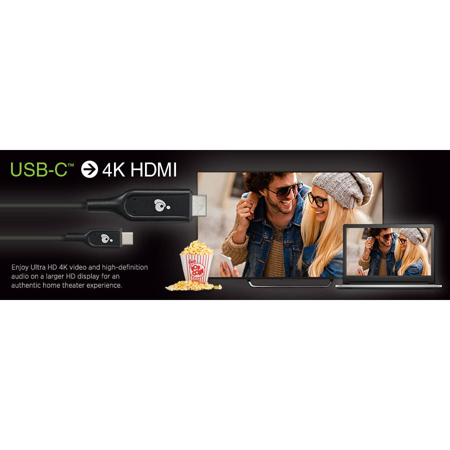 IOGEAR USB-C to 4K HDMI 6.6 Ft. (2m) Cable — G2LU3CHD02
