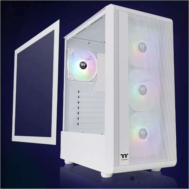 Thermaltake S200 Plus TG ARGB Mid Tower Chassis — CA-1X2-00M6WN-01