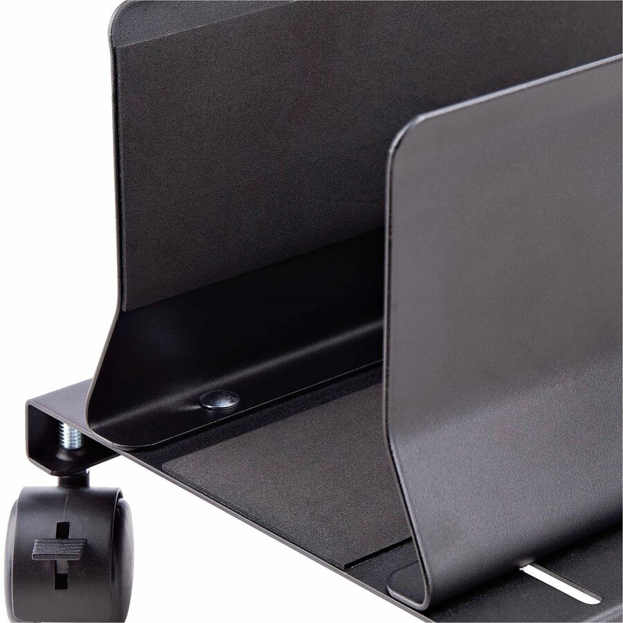StarTech.com Computer Tower Cart, Rolling CPU Caddy on Wheels, Max 46.3lb/21kg, Adjustable PC Case Mount, Floor Stand Dolly, Steel, TAA — CPUMOBILESTND