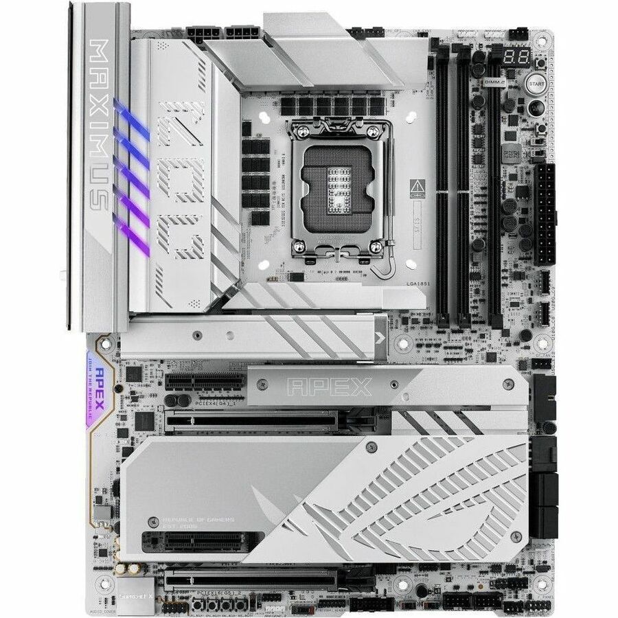 Asus ROG MAXIMUS Z890 APEX Gaming Desktop Motherboard - Intel Z890 Chipset - Socket LGA-1851 - ATX — ROG MAXIMUS Z890 APEX