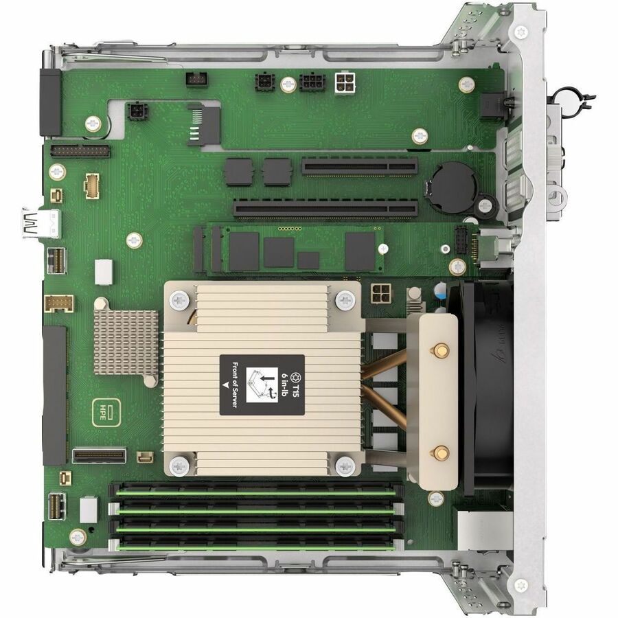 HPE SMART CHOICE ProLiant MicroServer Gen11 Ultra Micro Tower Server - 1 x Intel Pentium Gold G7400 3.7 GHz - 16 GB RAM - 1 TB HDD - Serial ATA/600 Controller — P74439-005
