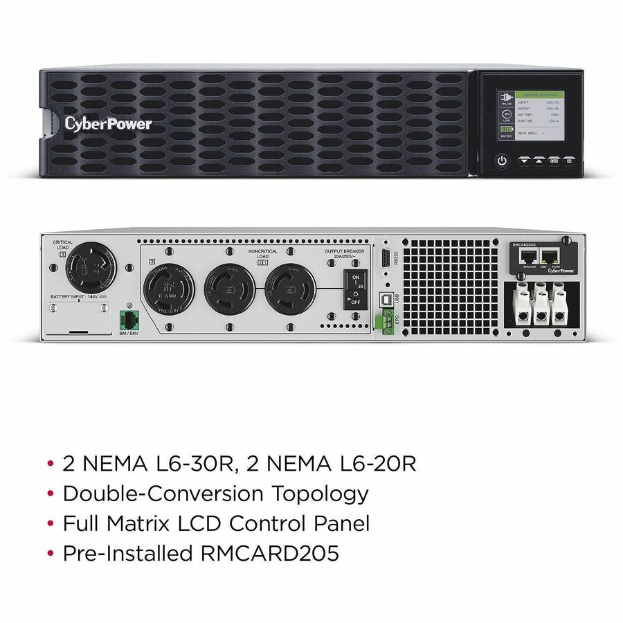 CyberPower OL5KRTHD Smart App Online UPS Systems — OL5KRTHD