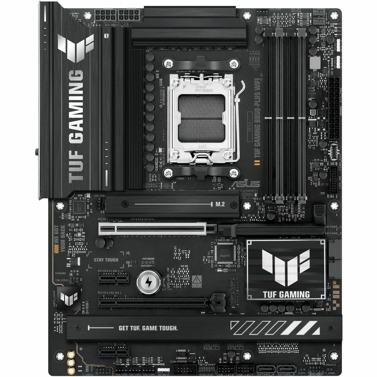 TUF B850-PLUS WIFI Gaming Desktop Motherboard - AMD B850 Chipset - Socket AM5 - ATX — TUF GAMING B850-PLUS WIFI
