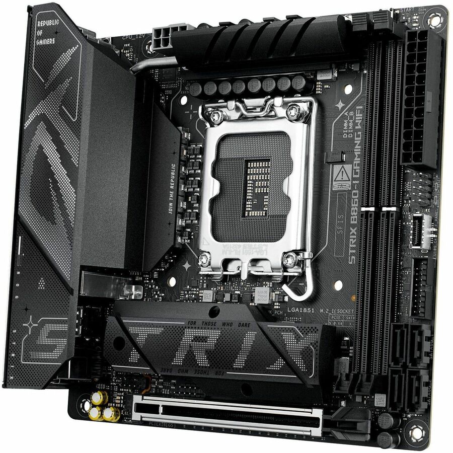 Asus ROG Strix B860-I GAMING WIFI Gaming Desktop Motherboard - Intel B860 Chipset - Socket LGA-1851 - Mini ITX — ROG STRIXB860-IGAMINGWIFI