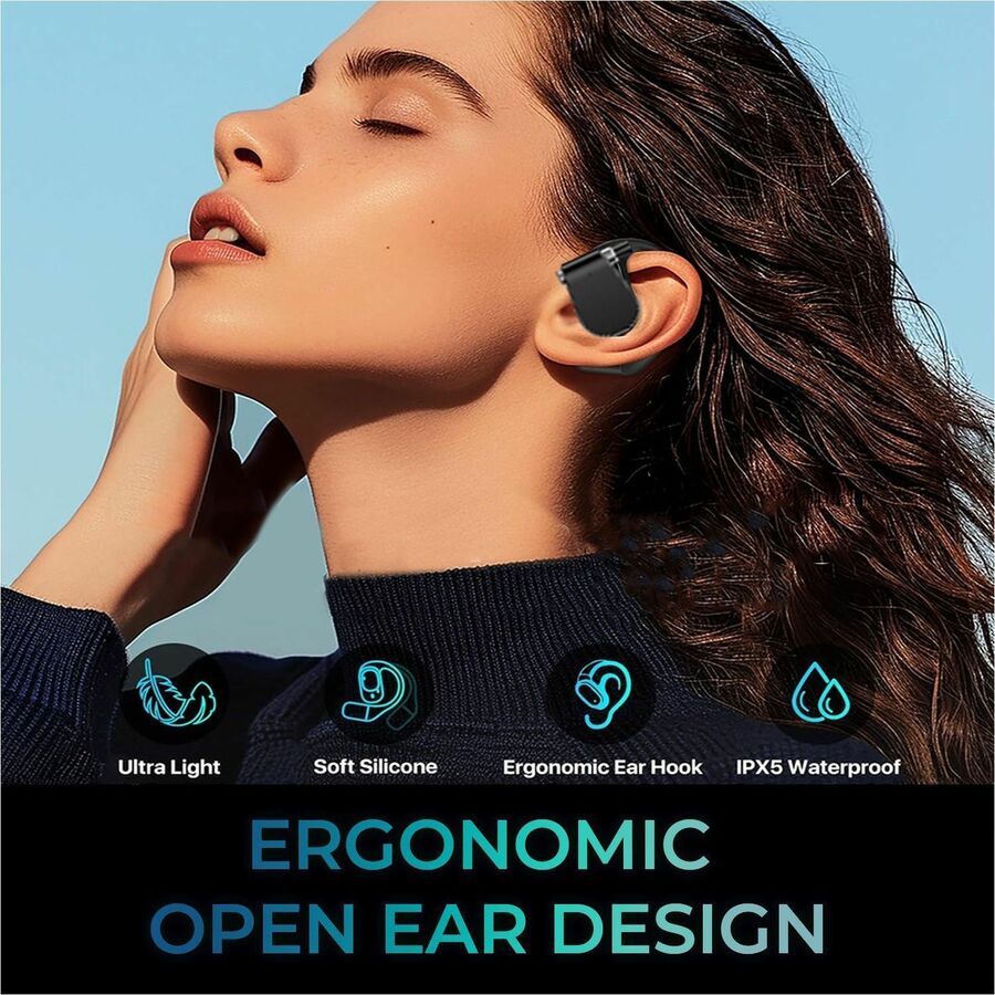 Adesso Xtream T4 Open-Ear Bluetooth Earbuds with Charging Case — Xtream T4